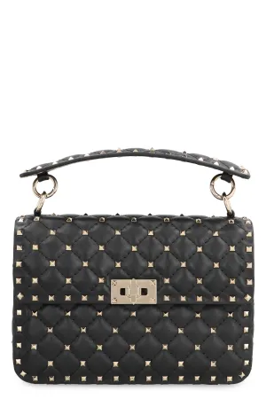 VALENTINO Mini Rockstud Spike Leather Handbag
