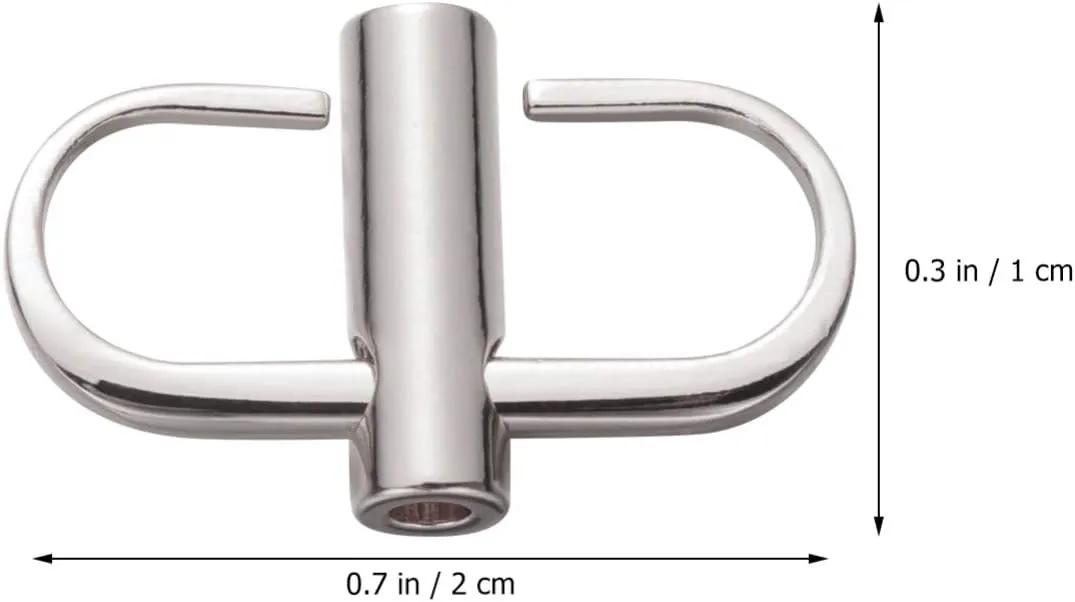 VALICLUD 5pcs Bag Chain Shortener Clips Adjustable Metal Purse Strap Clips for Handbags, Purses, Tote Bags