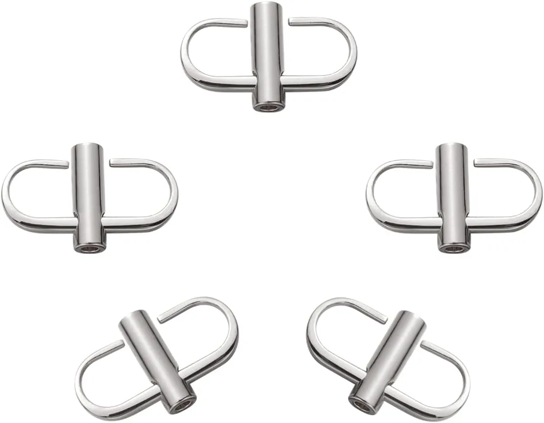 VALICLUD 5pcs Bag Chain Shortener Clips Adjustable Metal Purse Strap Clips for Handbags, Purses, Tote Bags