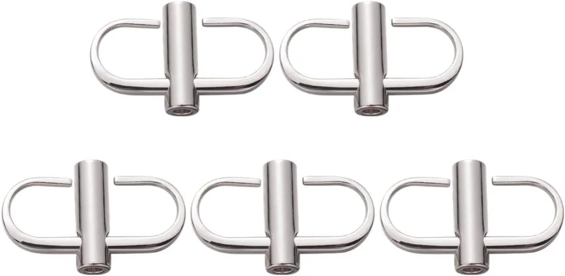 VALICLUD 5pcs Bag Chain Shortener Clips Adjustable Metal Purse Strap Clips for Handbags, Purses, Tote Bags