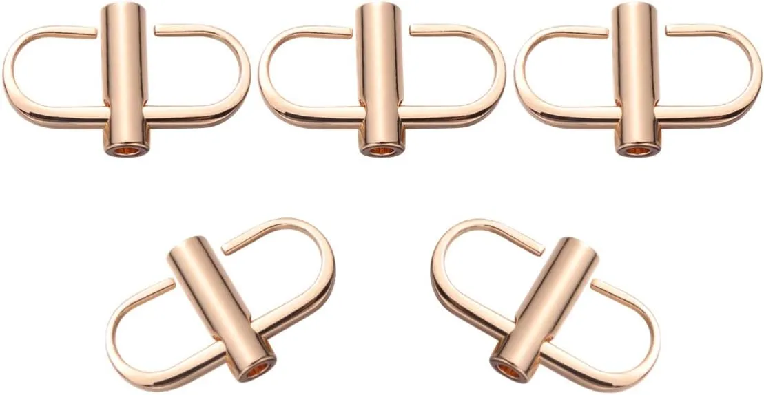VALICLUD 5pcs Bag Chain Shortener Clips Adjustable Metal Purse Strap Clips for Handbags, Purses, Tote Bags