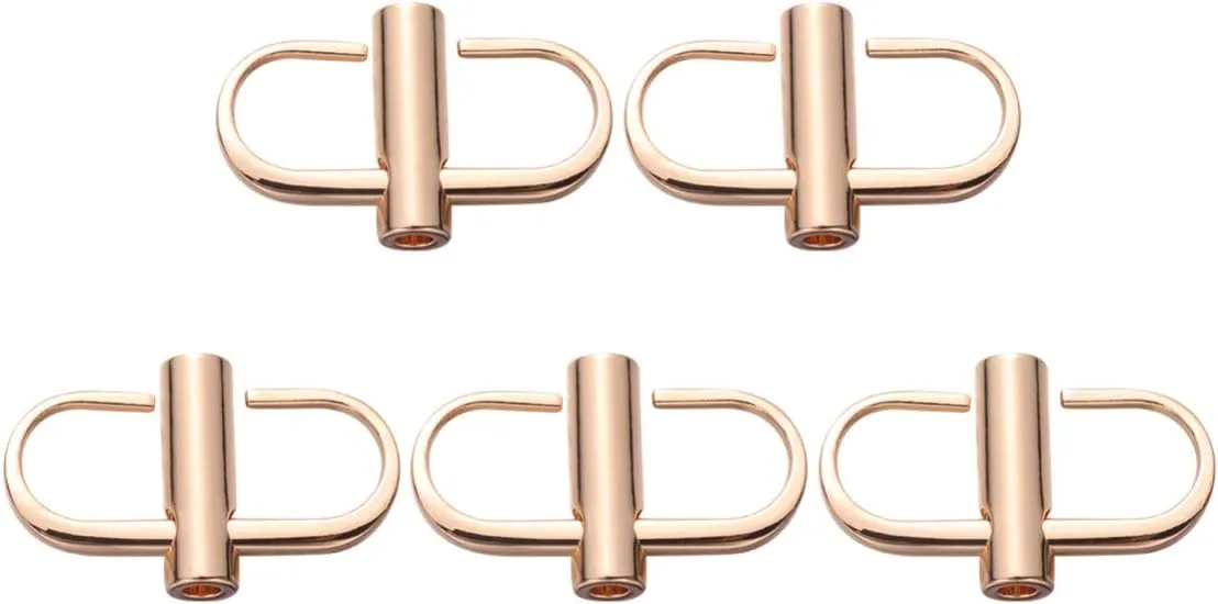 VALICLUD 5pcs Bag Chain Shortener Clips Adjustable Metal Purse Strap Clips for Handbags, Purses, Tote Bags
