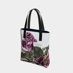 Velvet Peonies Luxury Tote