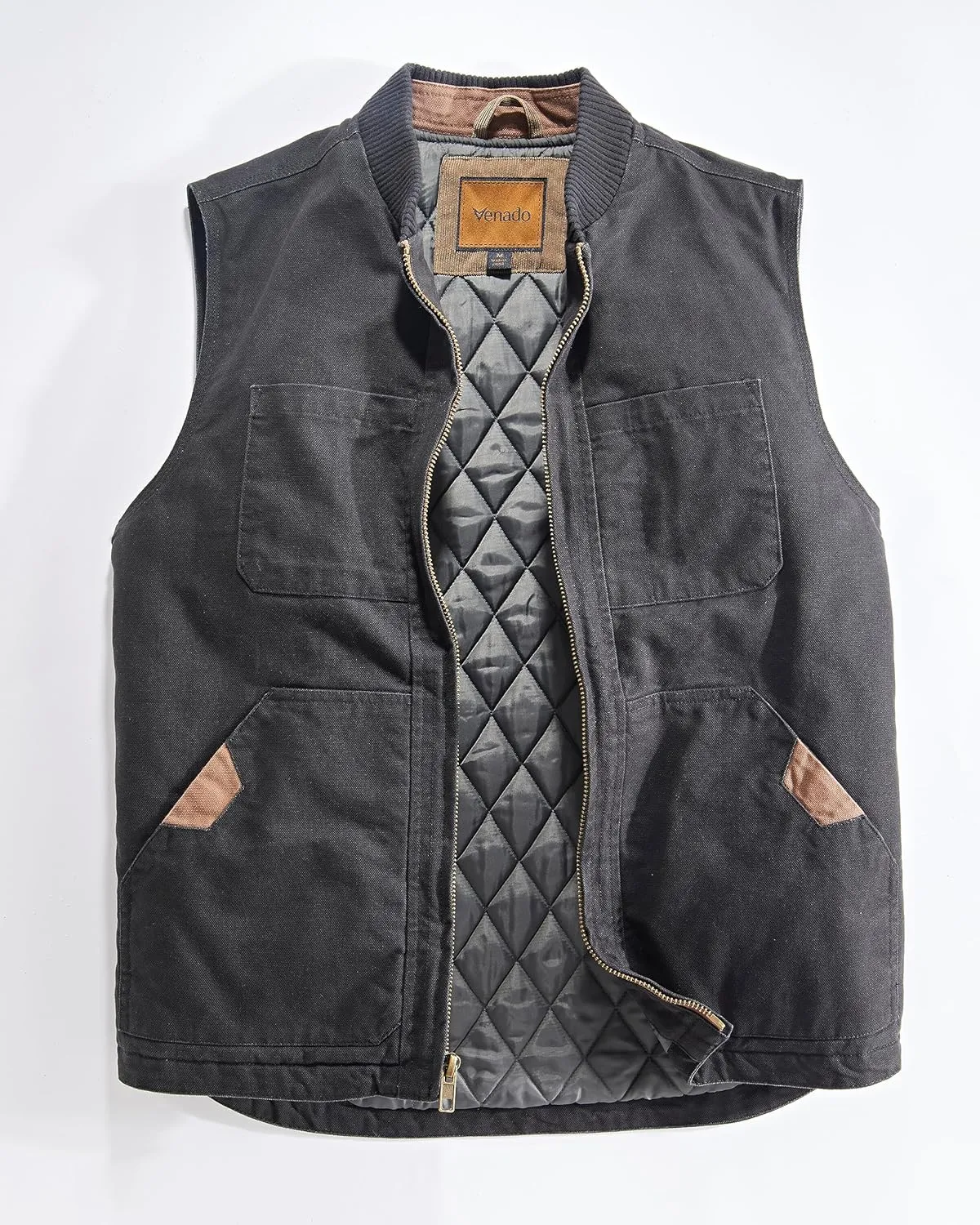 Venado Concealed Carry Vest for Men - Heavy Duty Canvas - Conceal Carry Pockets