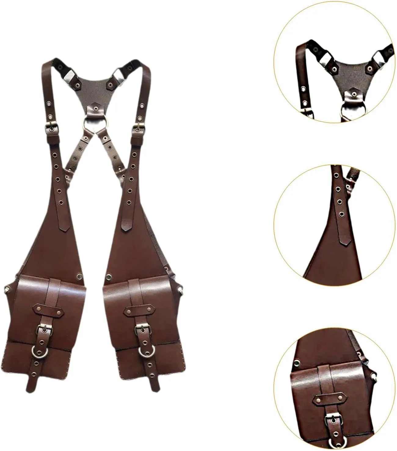 Vest Underarm Shoulder Bag Wallet Pocket for Running Medieval Outdoor Party
