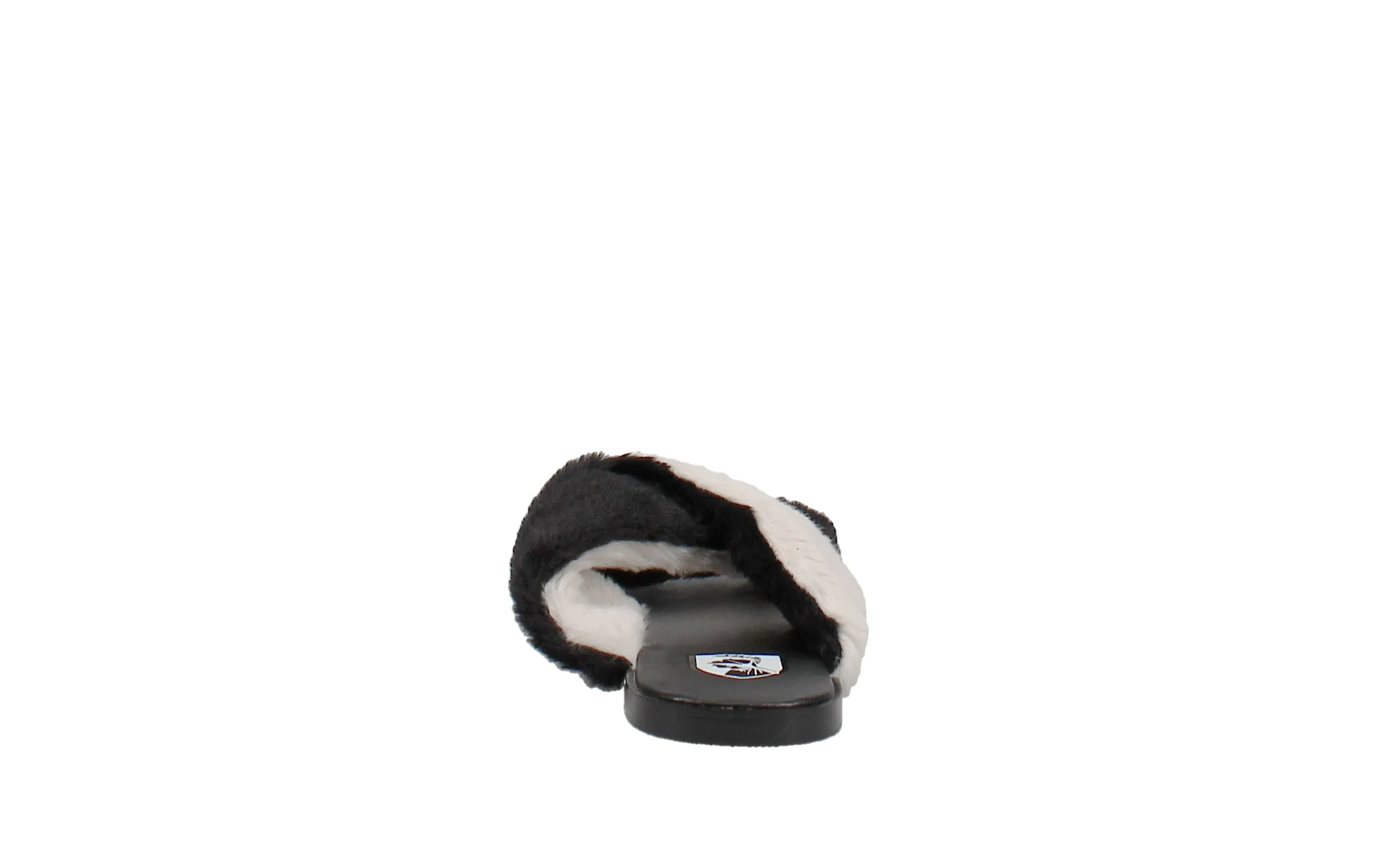 VHNY | Twisted Faux Fur Slippers | Multi | Size 6