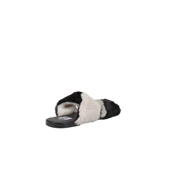 VHNY | Twisted Faux Fur Slippers | Multi | Size 6