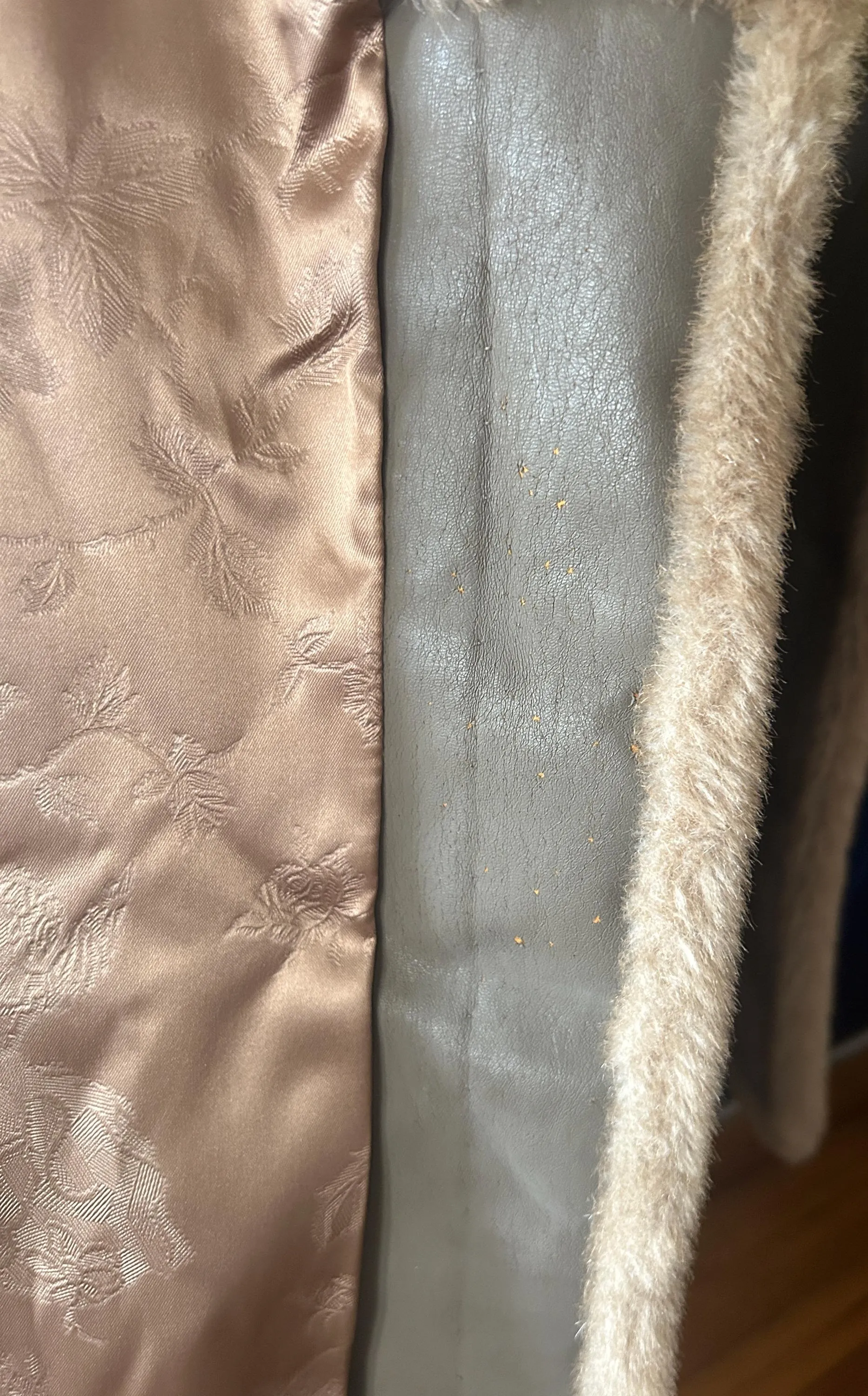 Vintage Mincara Styled By Russel Taylor Faux Fur Acrylic Brown Coat XL