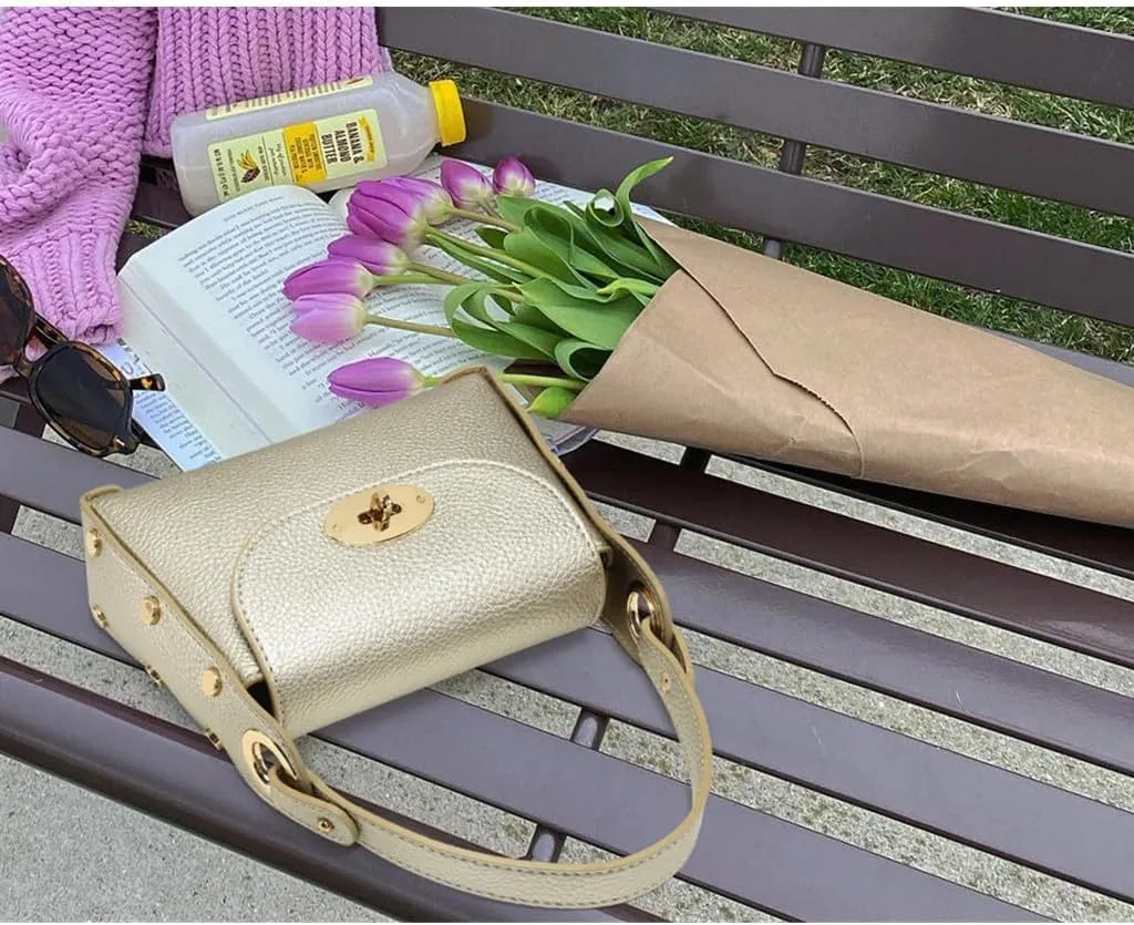 VONMAY Women Small Crossbody Bag Studded Evening Bags Clutch Purse Satchel Handbag for Wedding Prom Cocktail Party