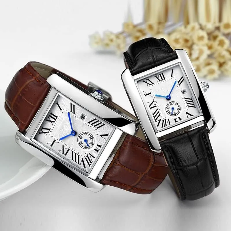 Watch Band For Cartier TANk SOLO RONDE DE Genuine Leather Watch Chain Folding Buckle Watch Strap Accessories Watch Bracelet Belt