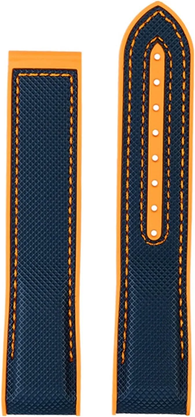 Watch Strap Rubber Strap Silicone Strap Universal Strap Buckle Strap Cowhide Strap Nylon Leather Silicone Strap Folding Buckle Strap Watch Strap Strap