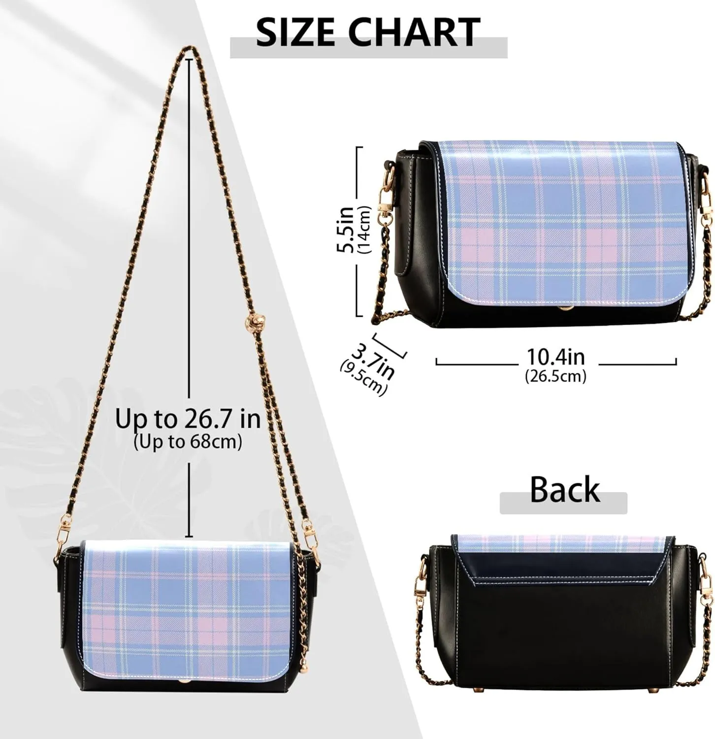 Waterproof Shoulder Leather Bags, Red Romantic Love Heart Crossbody Bags for Women Medium Purse with Chain Strap