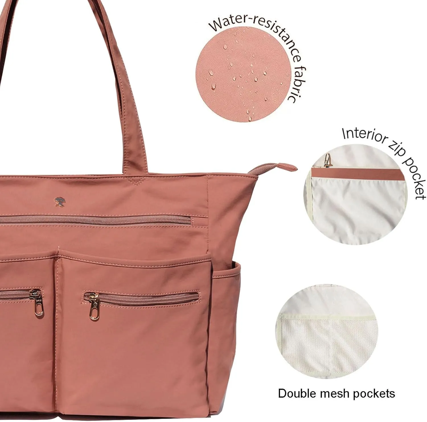 Weekender Bag Carry On Bag Overnight Tote Travel Duffle with 13 Pockets for Travel,Work，Gym,Beach,Teacher,Nurse