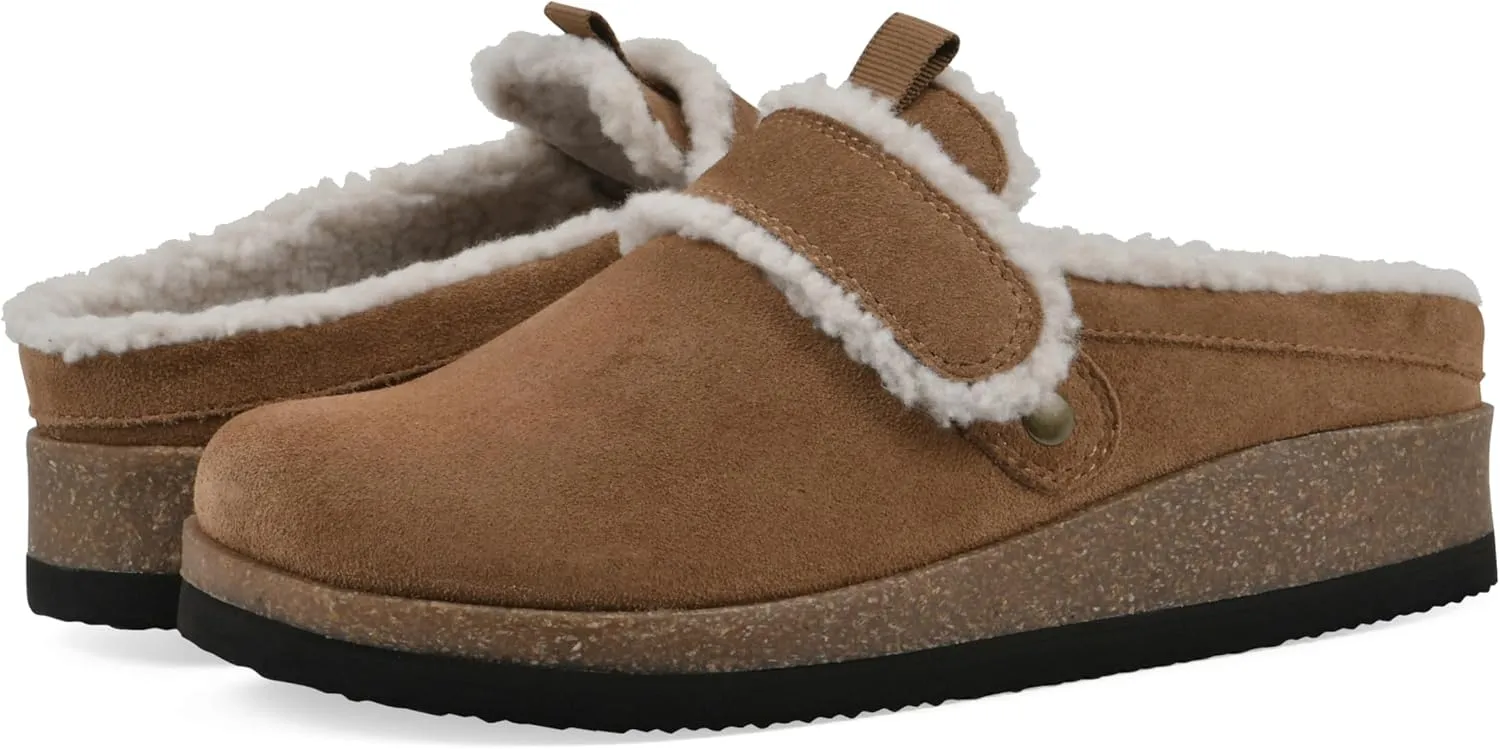 WHITE MOUNTAIN Women's Baylen Faux Fur Footbed Clog