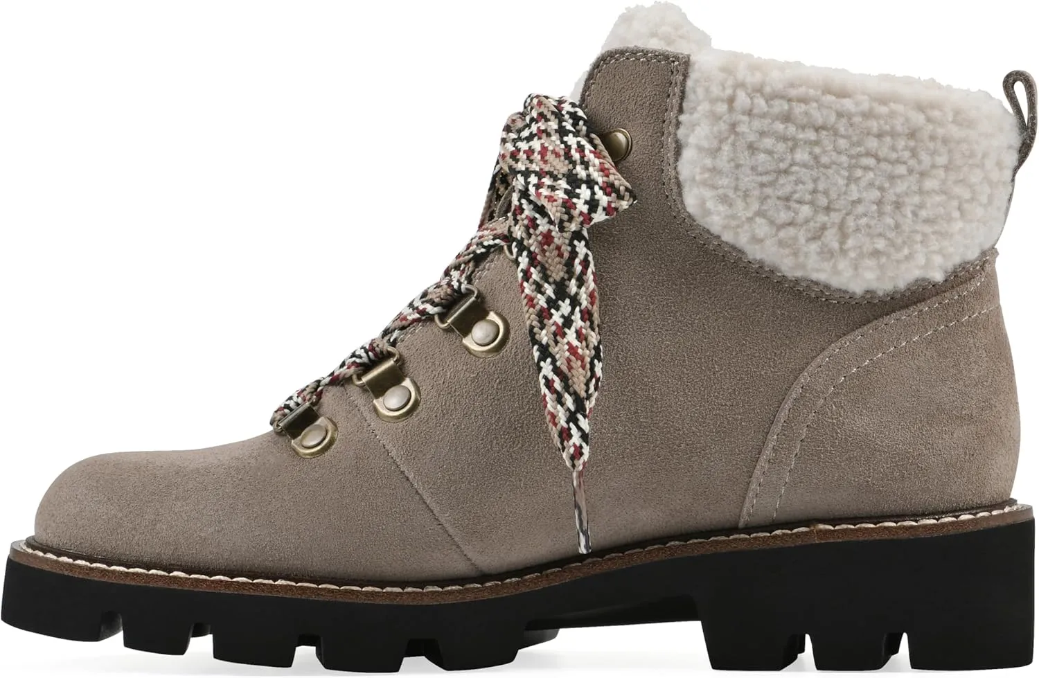WHITE MOUNTAIN Women's Gloving Faux Fur Hiker Bootie