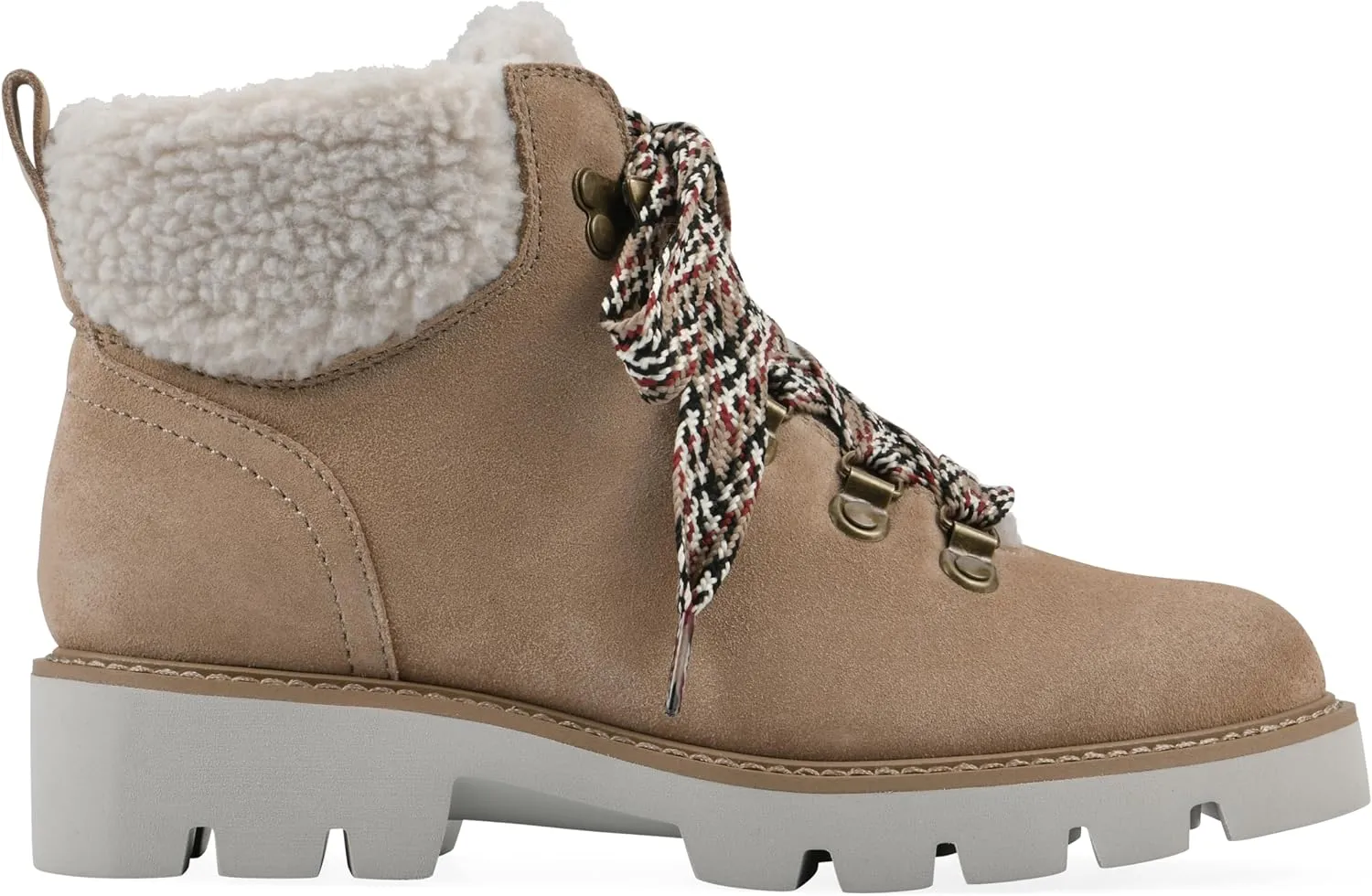 WHITE MOUNTAIN Women's Gloving Faux Fur Hiker Bootie