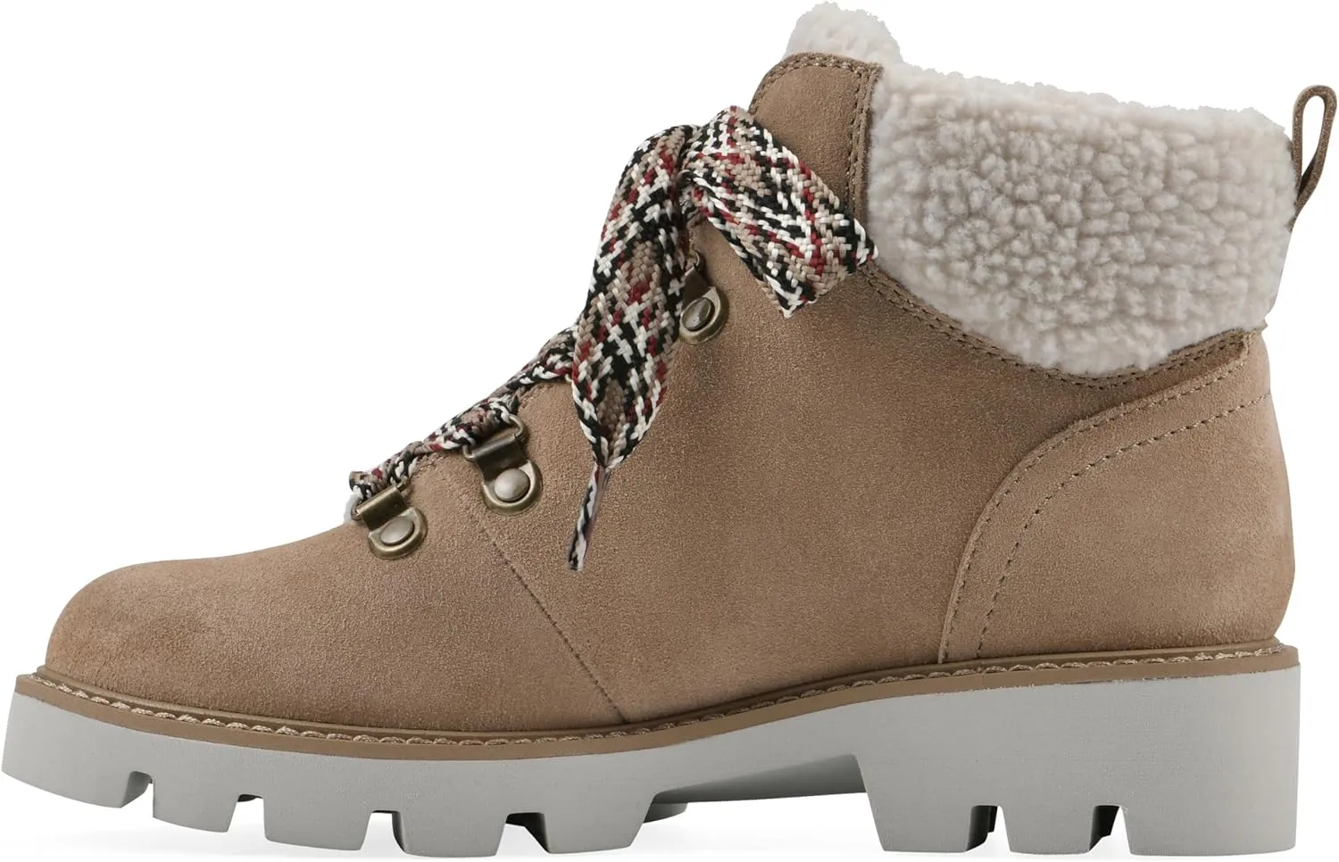 WHITE MOUNTAIN Women's Gloving Faux Fur Hiker Bootie