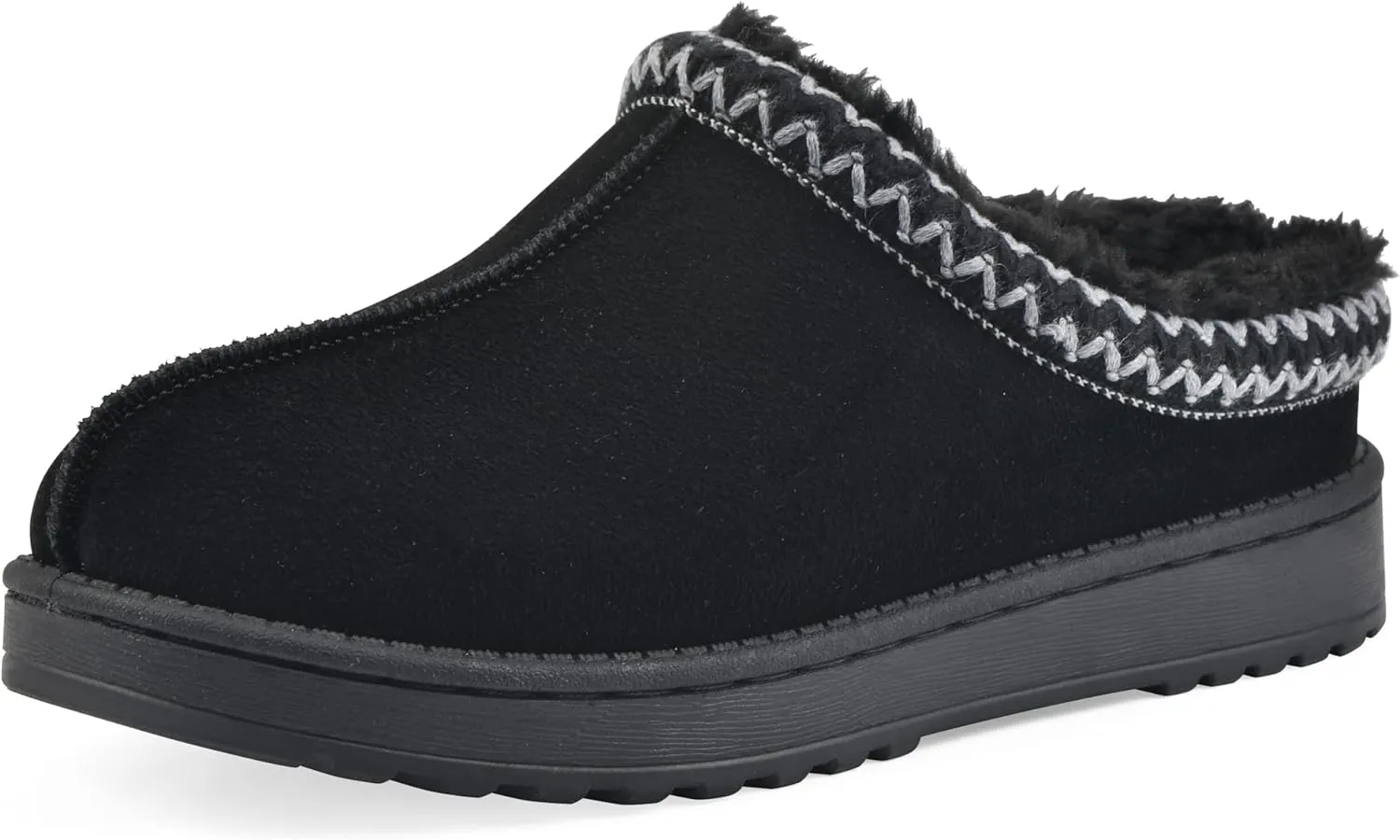 WHITE MOUNTAIN Women's Icebin Faux Fur Slipper Clog