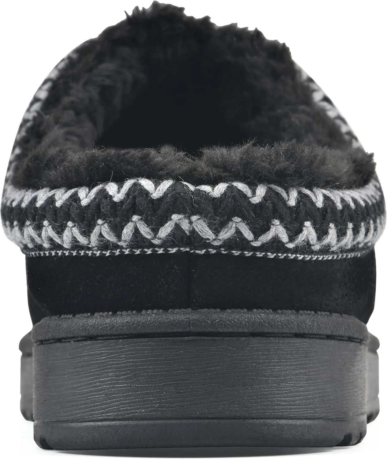 WHITE MOUNTAIN Women's Icebin Faux Fur Slipper Clog
