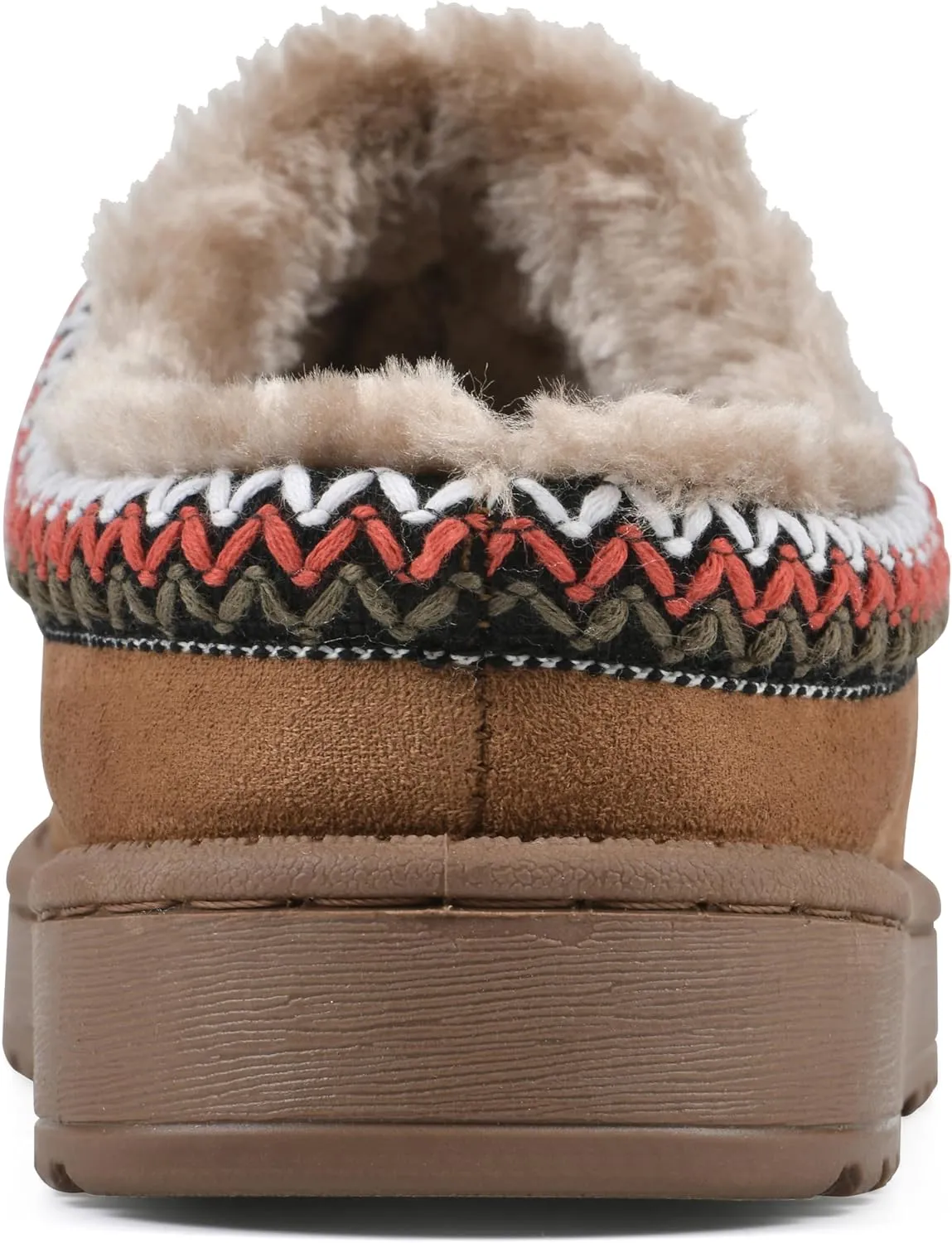 WHITE MOUNTAIN Women's Icebin Faux Fur Slipper Clog