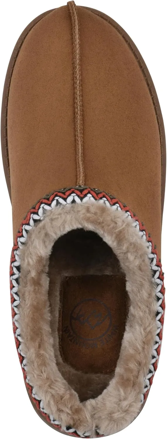 WHITE MOUNTAIN Women's Icebin Faux Fur Slipper Clog