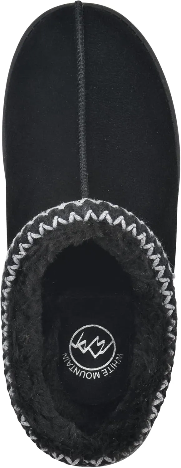 WHITE MOUNTAIN Women's Icebin Faux Fur Slipper Clog