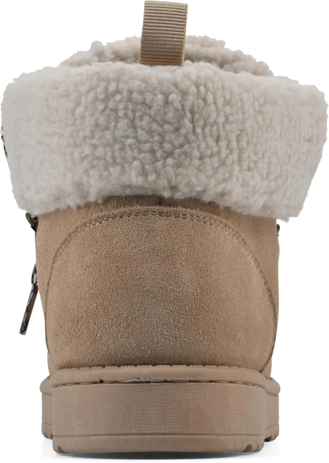 WHITE MOUNTAIN Women's Icebox Faux Fur Moc Toe Bootie