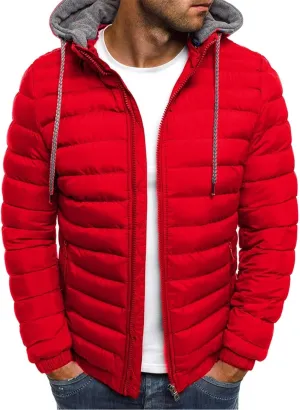 Winter Coats for Men Lightweight Puffer Jacket Zip Up Padded Coat Packable Down Jacket Quilted Insulated Jackets