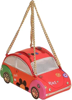 Women Fun Weird Shaped Crossbody Shoulder Bag handbag PU Leather Unique Novelty Shaped Purse