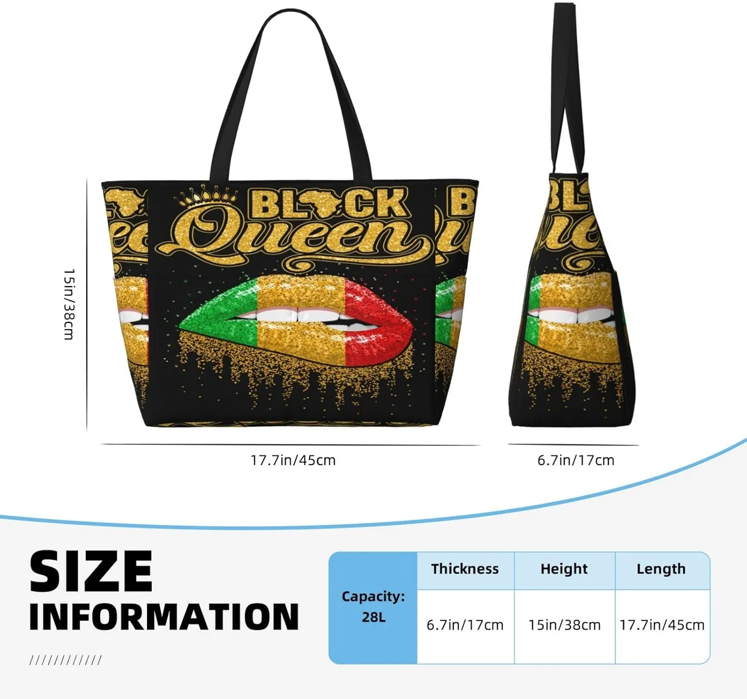 Women Large Beach Bag Travel Weekender Foldable Tote Bag for Pool Beach Vacation Gym