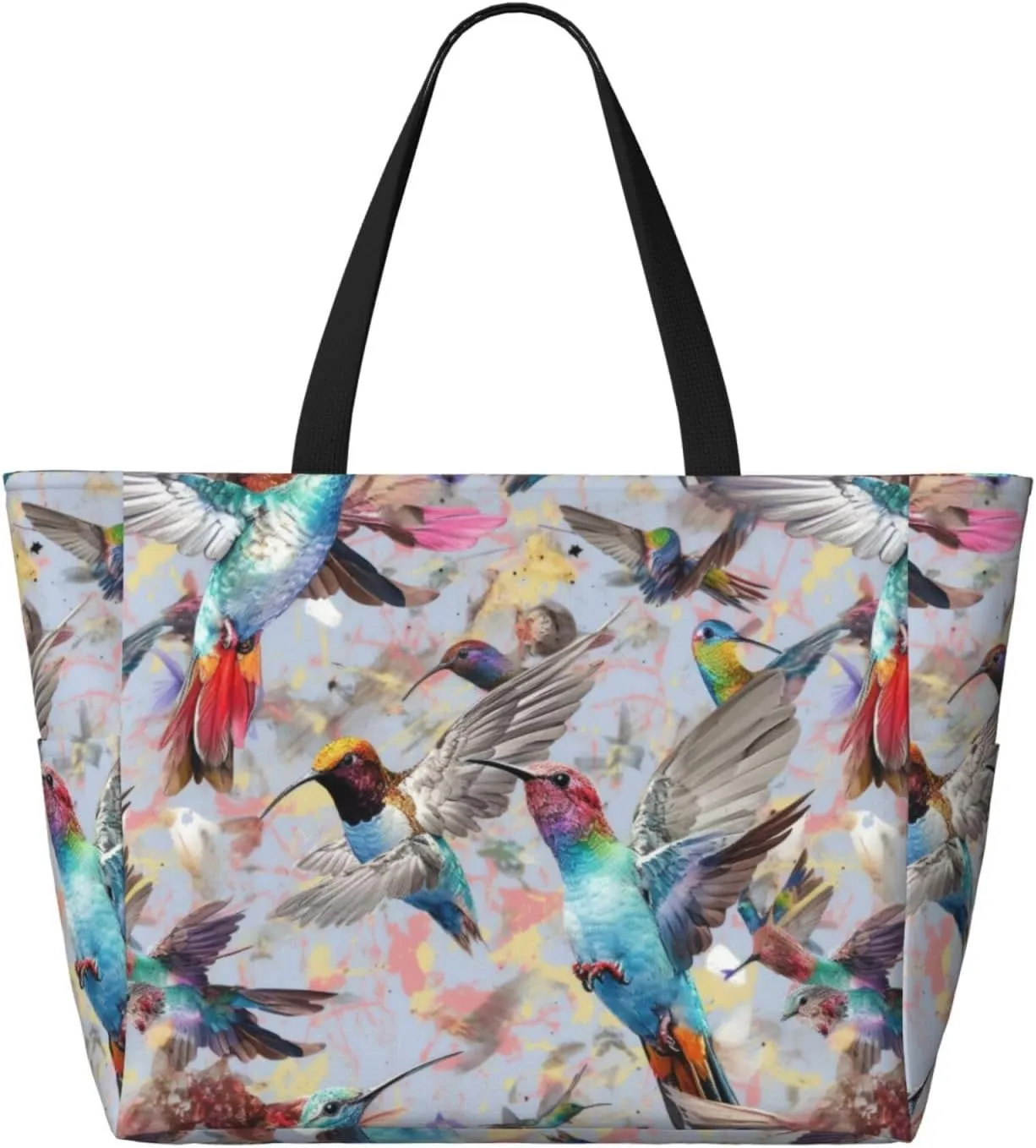 Women Large Beach Bag Travel Weekender Foldable Tote Bag for Pool Beach Vacation Gym