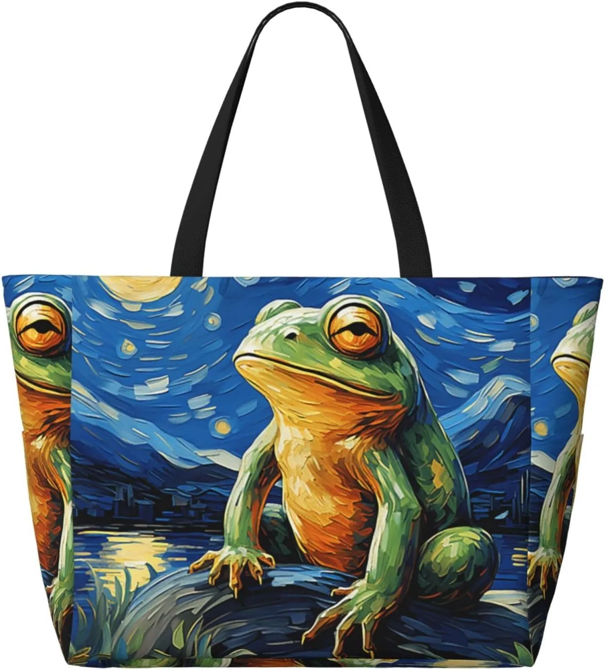 Women Large Beach Bag Travel Weekender Foldable Tote Bag for Pool Beach Vacation Gym