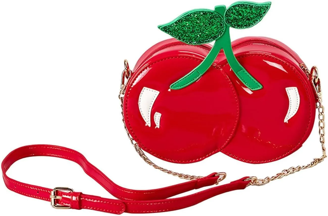 Women Novelty Handbag Fashion Shoulder Bag for Traveling Dating Party Supplies Red