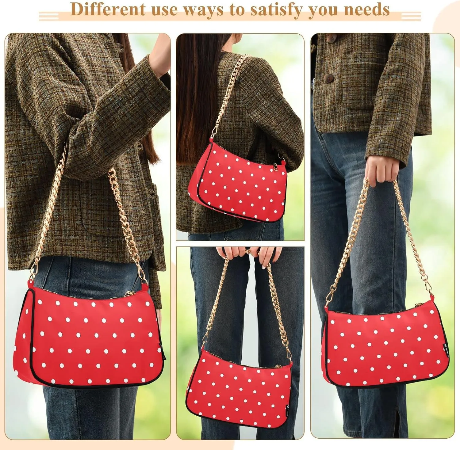 Women Shoulder Bag Crossbody Tote Handbag Chain Bag