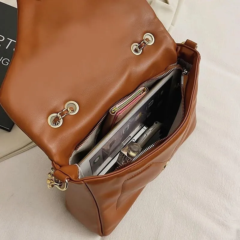 Women Shoulder Bags, Fashion Luxury Designer Handbags For Women Leather Chain Single Shoulder Bag