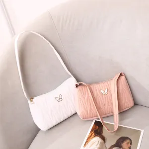 Women's Comfortable Rhombus Underarm Embroidered Fashion Bags