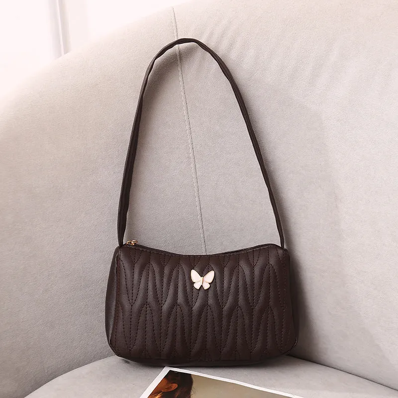 Women's Comfortable Rhombus Underarm Embroidered Fashion Bags