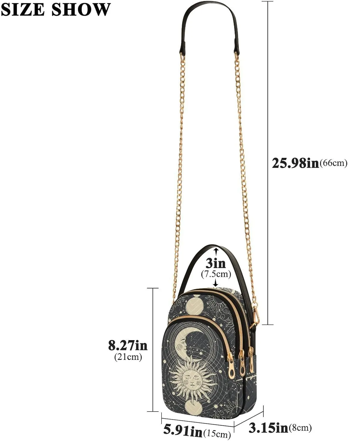Women's Crossbody Handbags with Zipper Casual Leather Small Travel Purses Crossbody Bags for Ladies