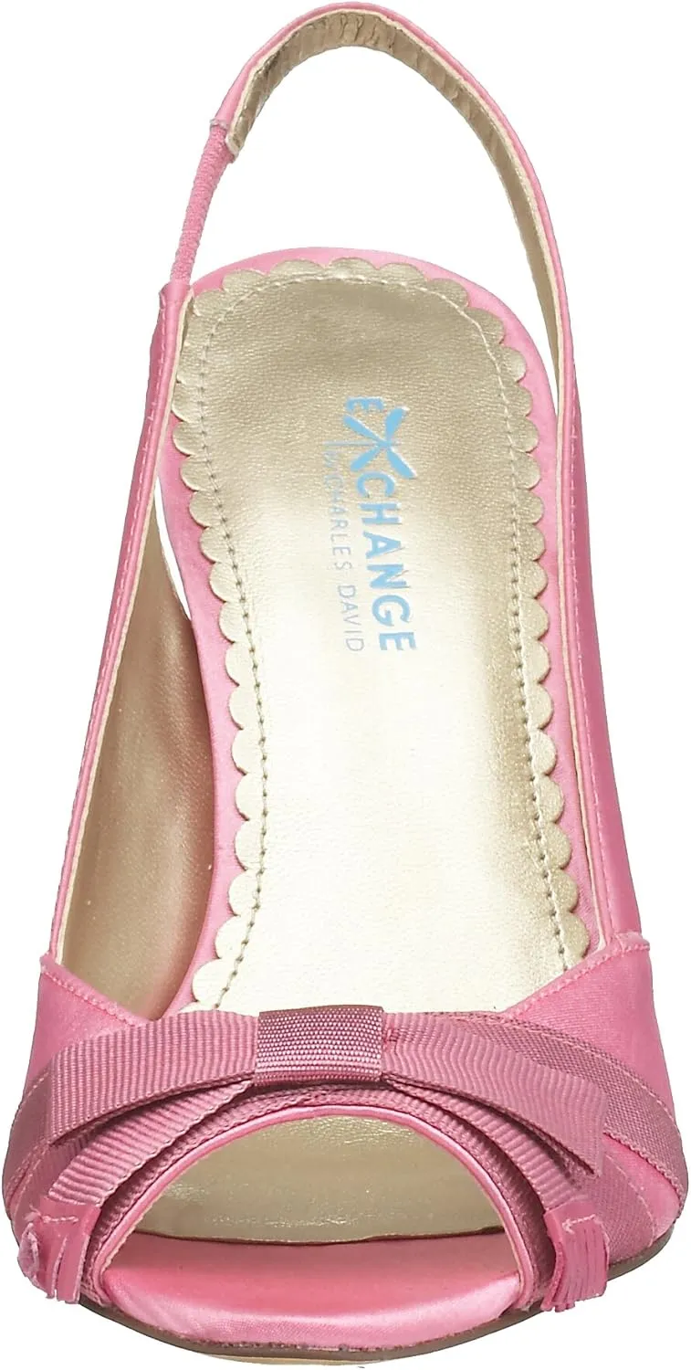 Women's Dandy Open Toe Satin Sling