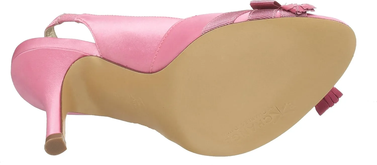 Women's Dandy Open Toe Satin Sling