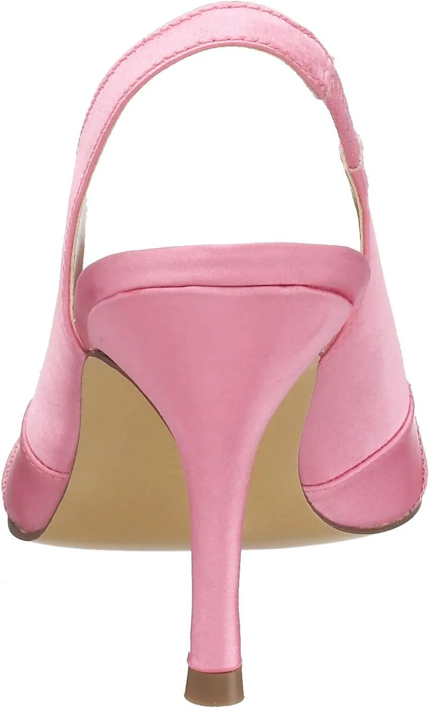 Women's Dandy Open Toe Satin Sling