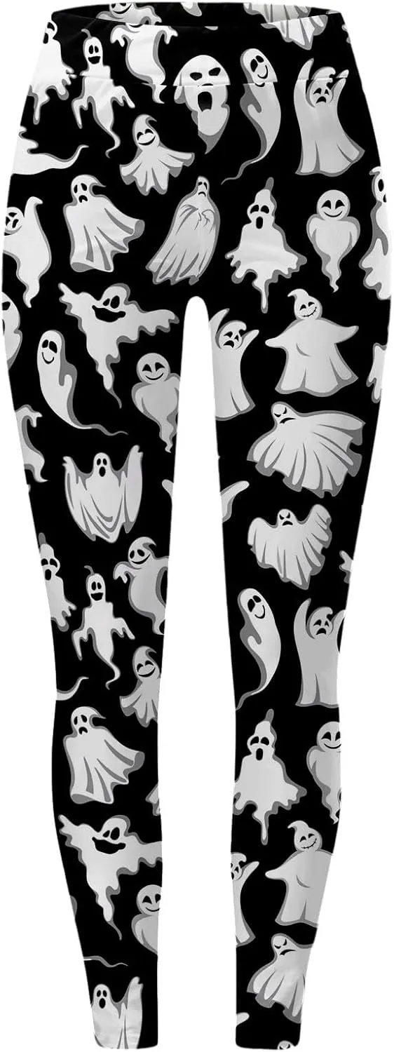 Women's Halloween Graphic Skinny Leggings Leggings Workout Sport Trousers Pants Womens Halloween Leggings 2024 Fall