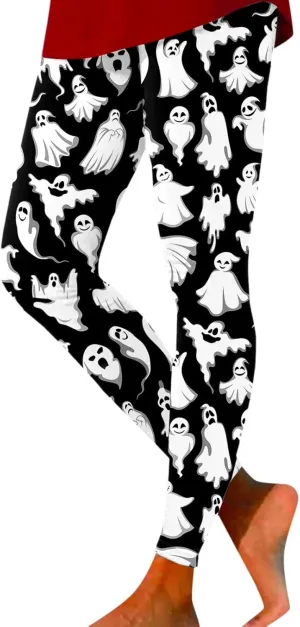 Women's Halloween Graphic Skinny Leggings Leggings Workout Sport Trousers Pants Womens Halloween Leggings 2024 Fall