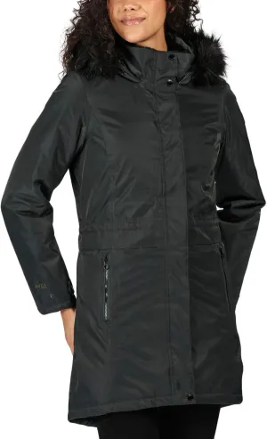 Womens Lexis Waterproof Insulated Fur Trimmed Parka Jacket Coat