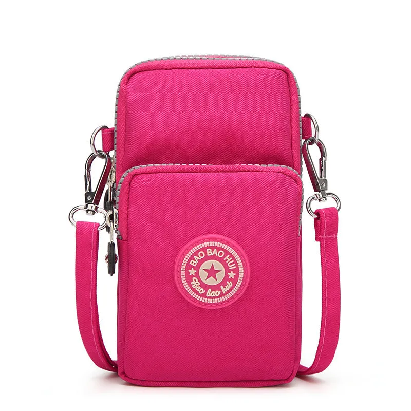 Women's Mini Fashion Cloth Wrist Vertical Phone Bags