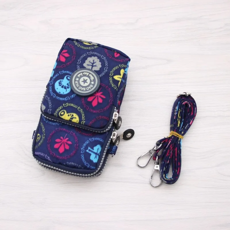 Women's Mini Fashion Cloth Wrist Vertical Phone Bags