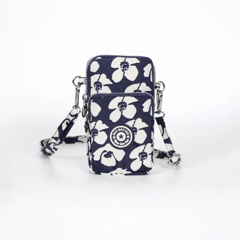 Women's Mini Fashion Cloth Wrist Vertical Phone Bags