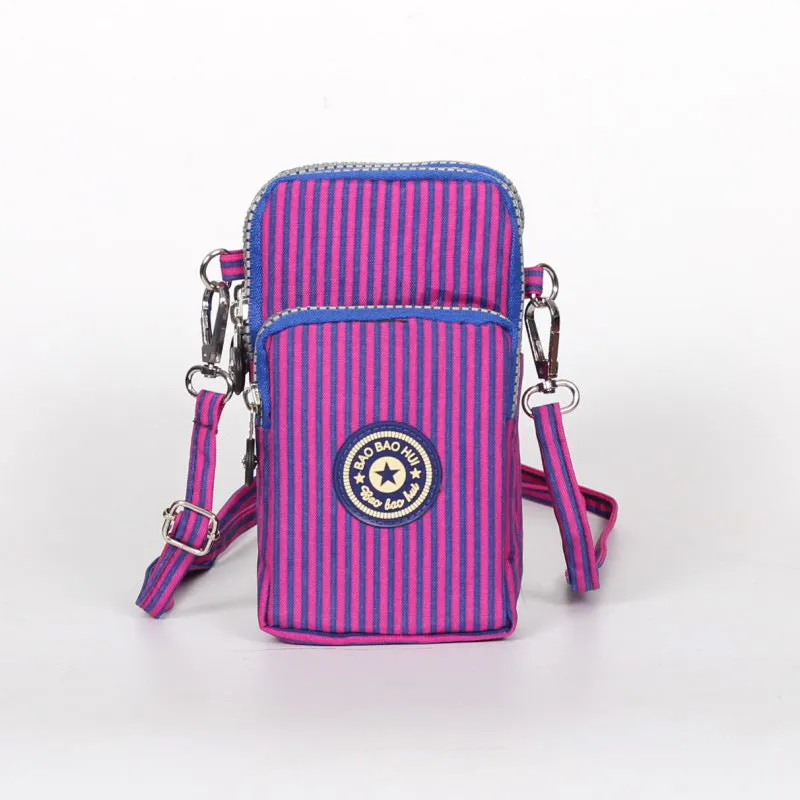Women's Mini Fashion Cloth Wrist Vertical Phone Bags