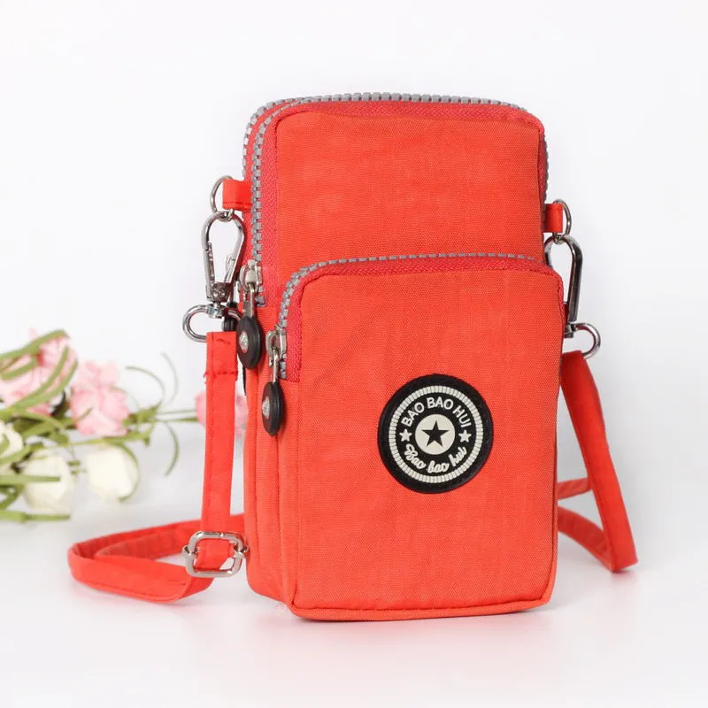 Women's Mini Fashion Cloth Wrist Vertical Phone Bags