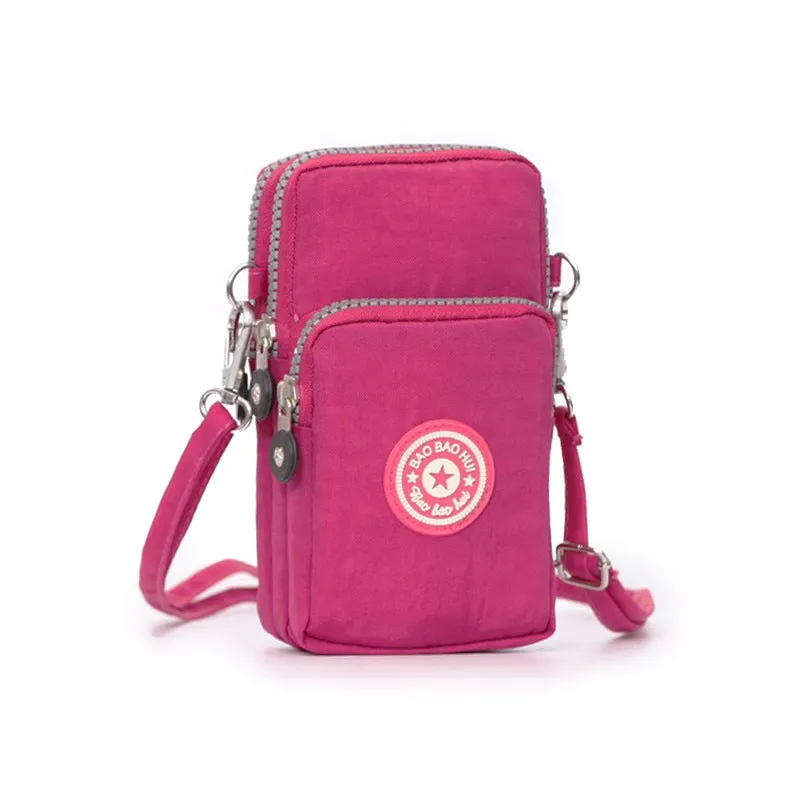 Women's Mini Fashion Cloth Wrist Vertical Phone Bags